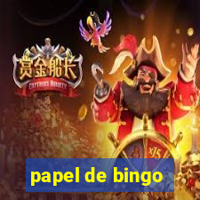 papel de bingo